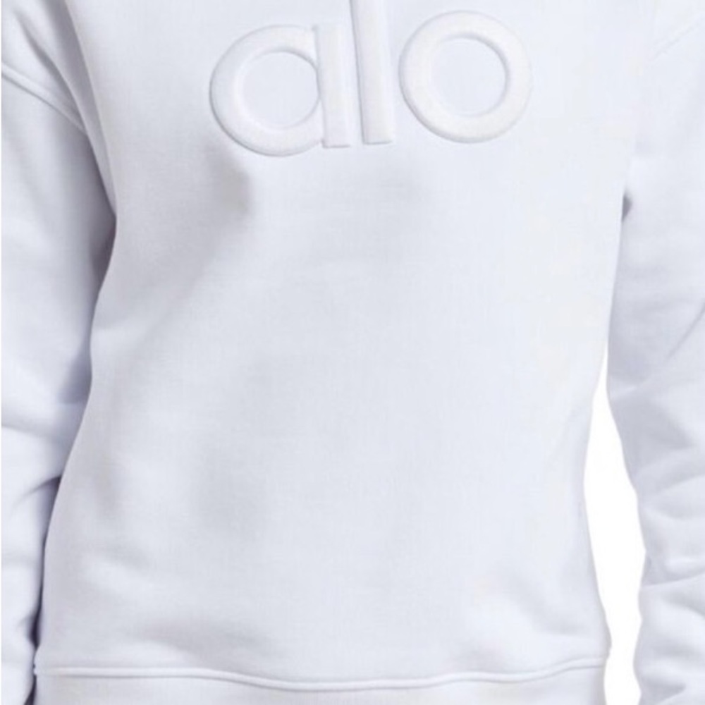 Alo White Sweatshirt
